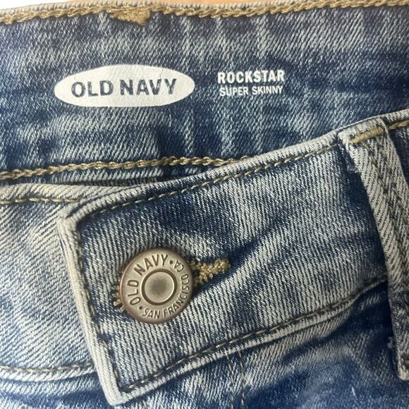 Old Navy Rockstar Super Skinny Jeans Sz 8 Long - Picture 8 of 8
